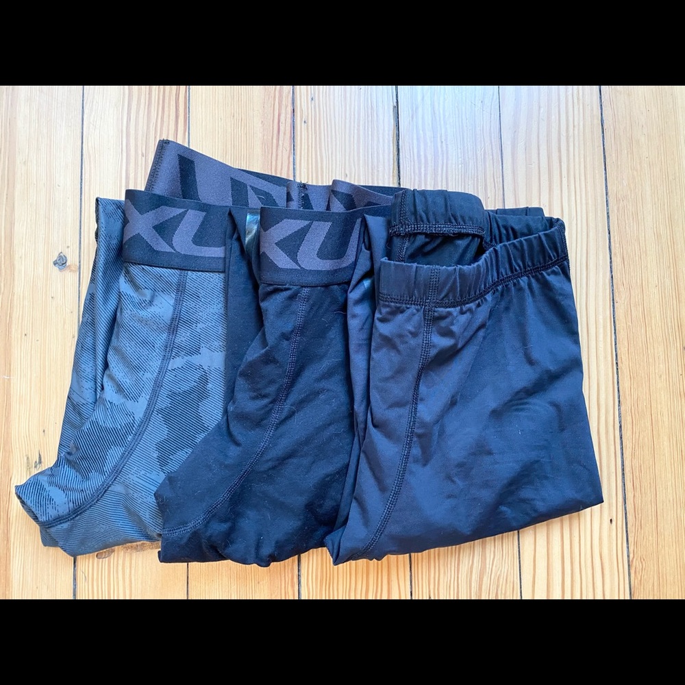 2XU - 3 Pair of Tights - Small
